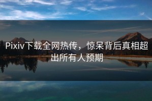 Pixiv下载全网热传，惊呆背后真相超出所有人预期
