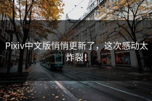Pixiv中文版悄悄更新了，这次感动太炸裂！