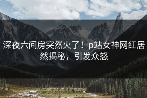 深夜六间房突然火了！p站女神网红居然揭秘，引发众怒