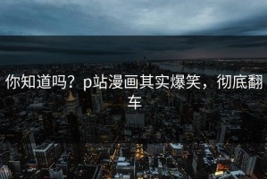 你知道吗？p站漫画其实爆笑，彻底翻车