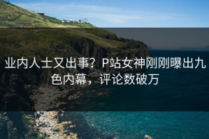 业内人士又出事？P站女神刚刚曝出九色内幕，评论数破万