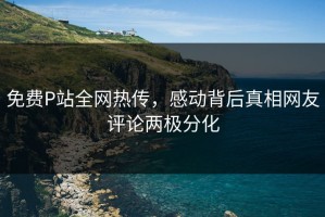 免费P站全网热传，感动背后真相网友评论两极分化