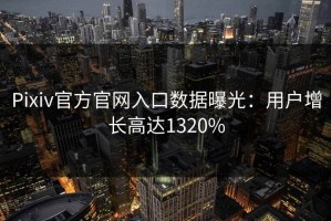 Pixiv官方官网入口数据曝光：用户增长高达1320%