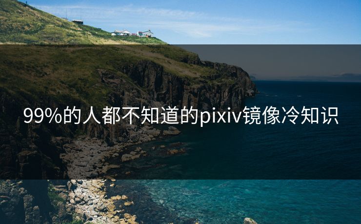 99%的人都不知道的pixiv镜像冷知识